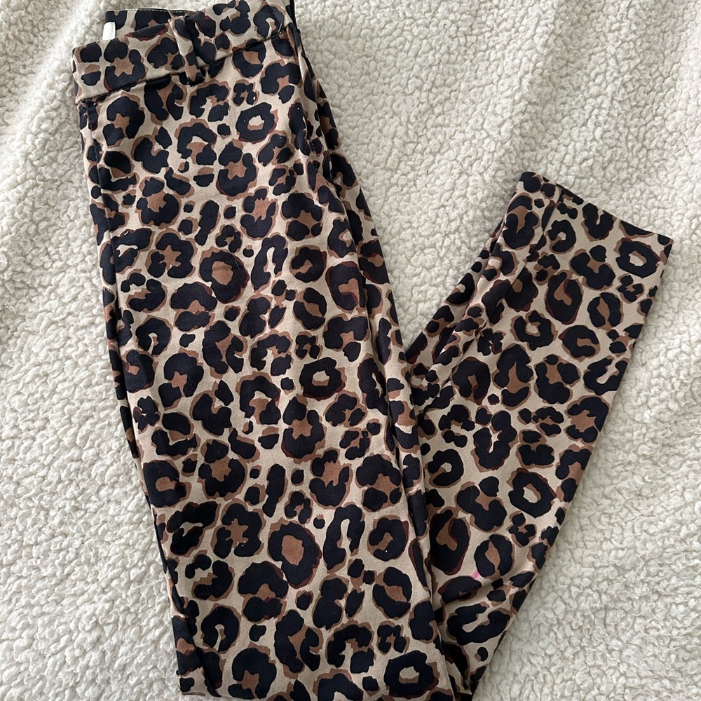 h&m animal print pants